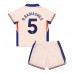 Maillot de foot Chelsea Benoit Badiashile #5 Extérieur vêtements enfant 2024-25 Manches Courtes (+ pantalon court)